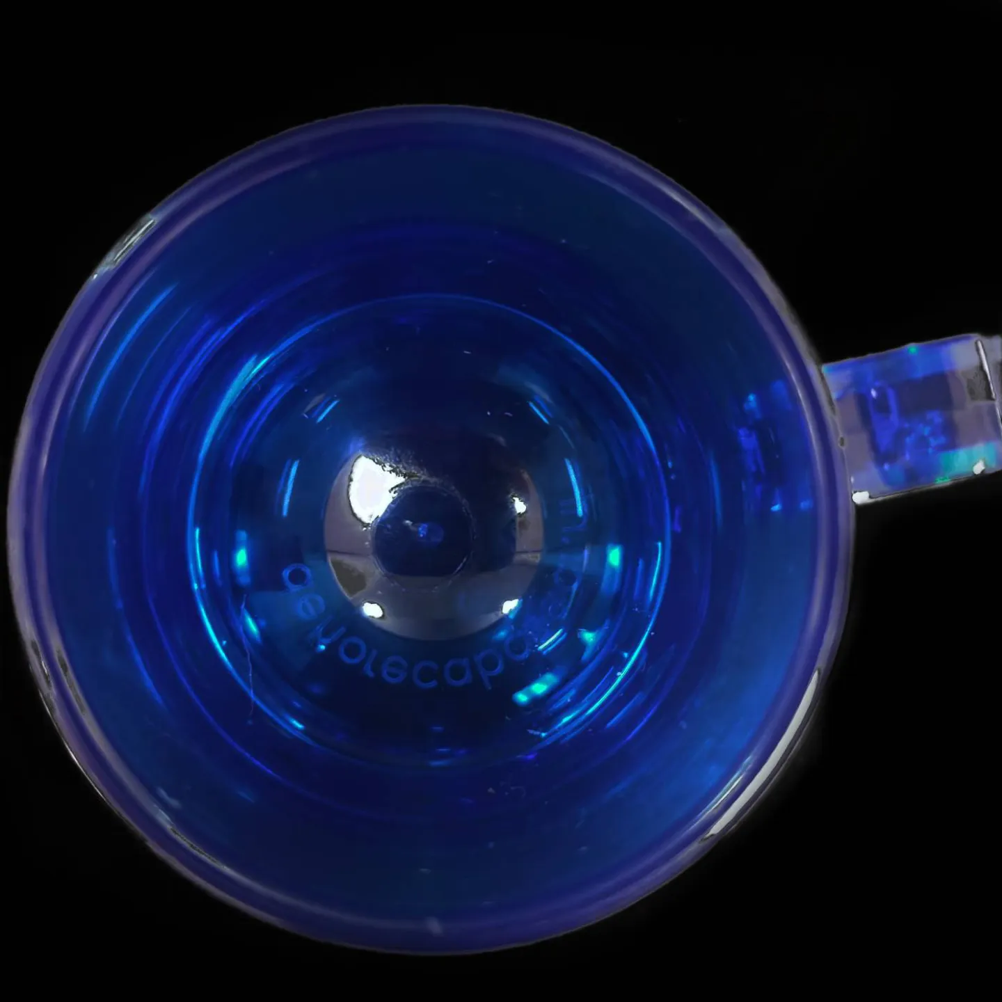 Goedkope Shotglaasjes fluoriserend blauw 2cl.