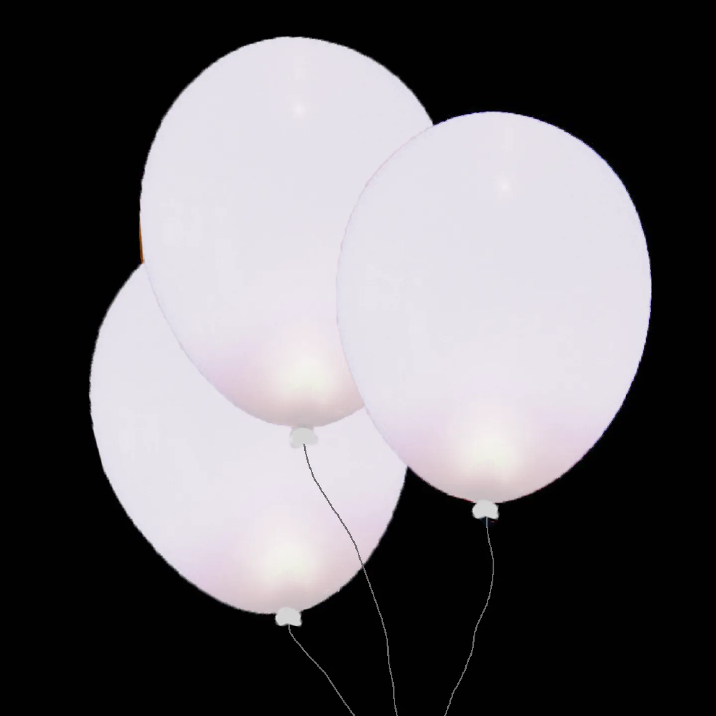 LED lampjes ballon aan stiek wit goedkoop.
