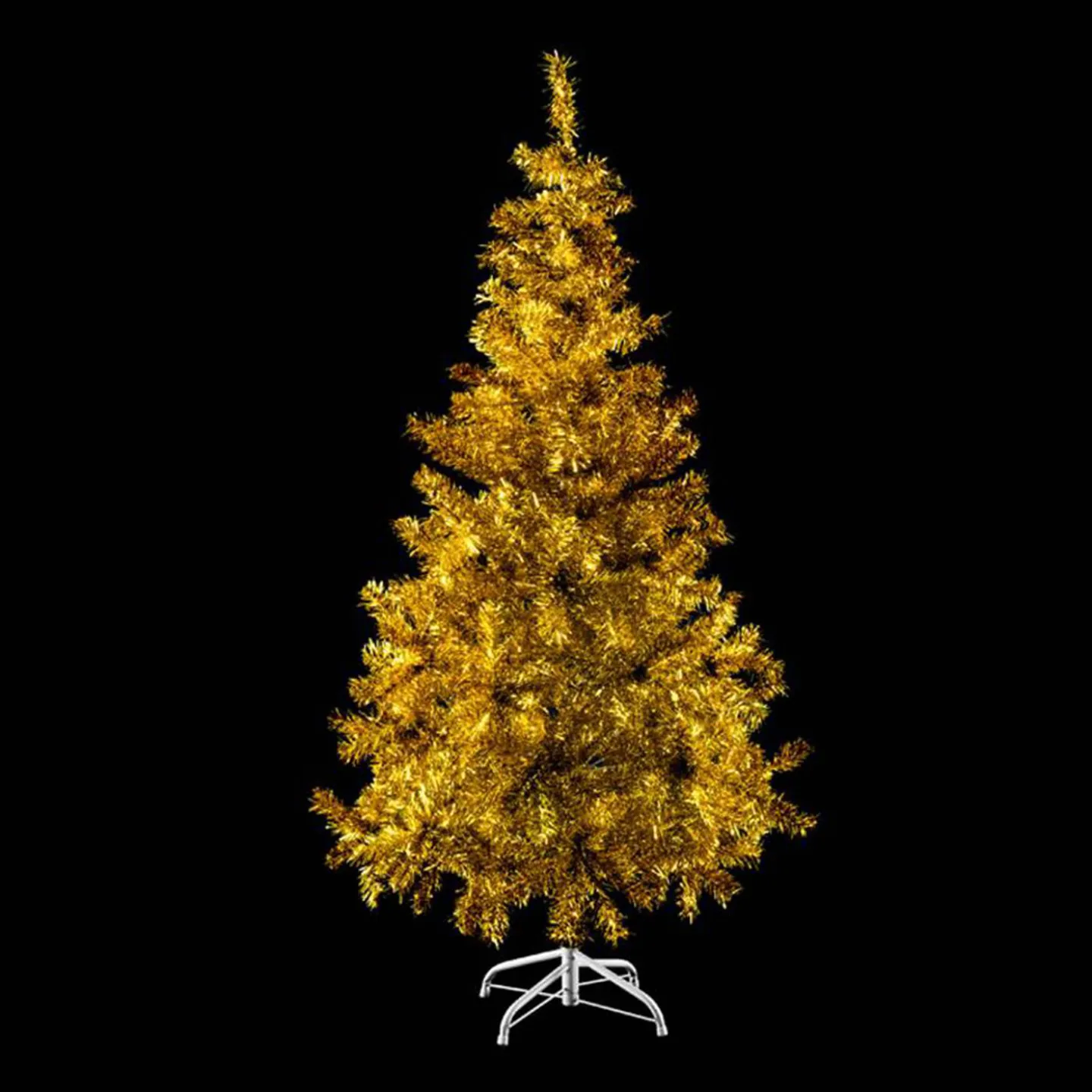 Goedkope gouden kerstboom 150cm.