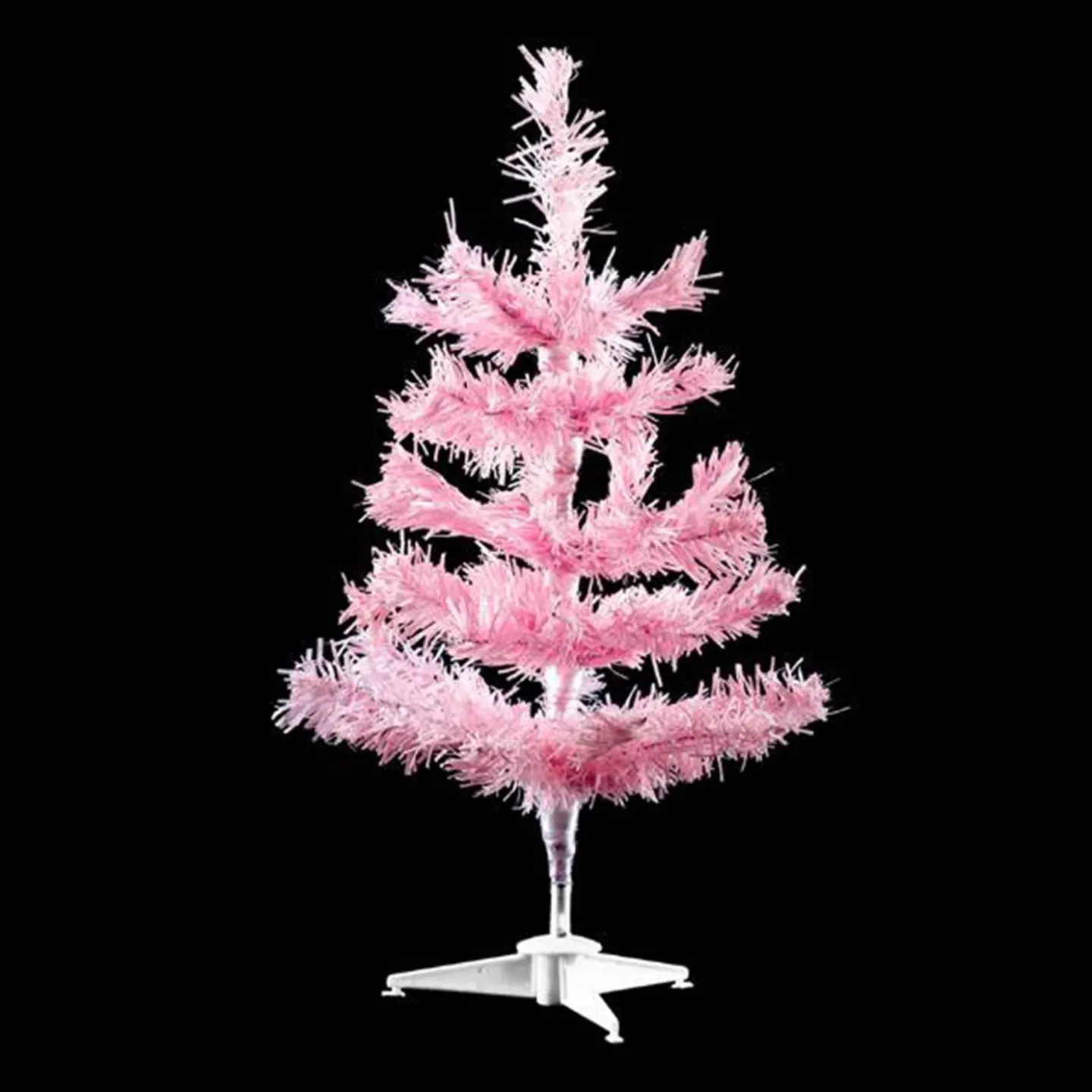 Kleine baby roze kerstboom 45cm kopen.