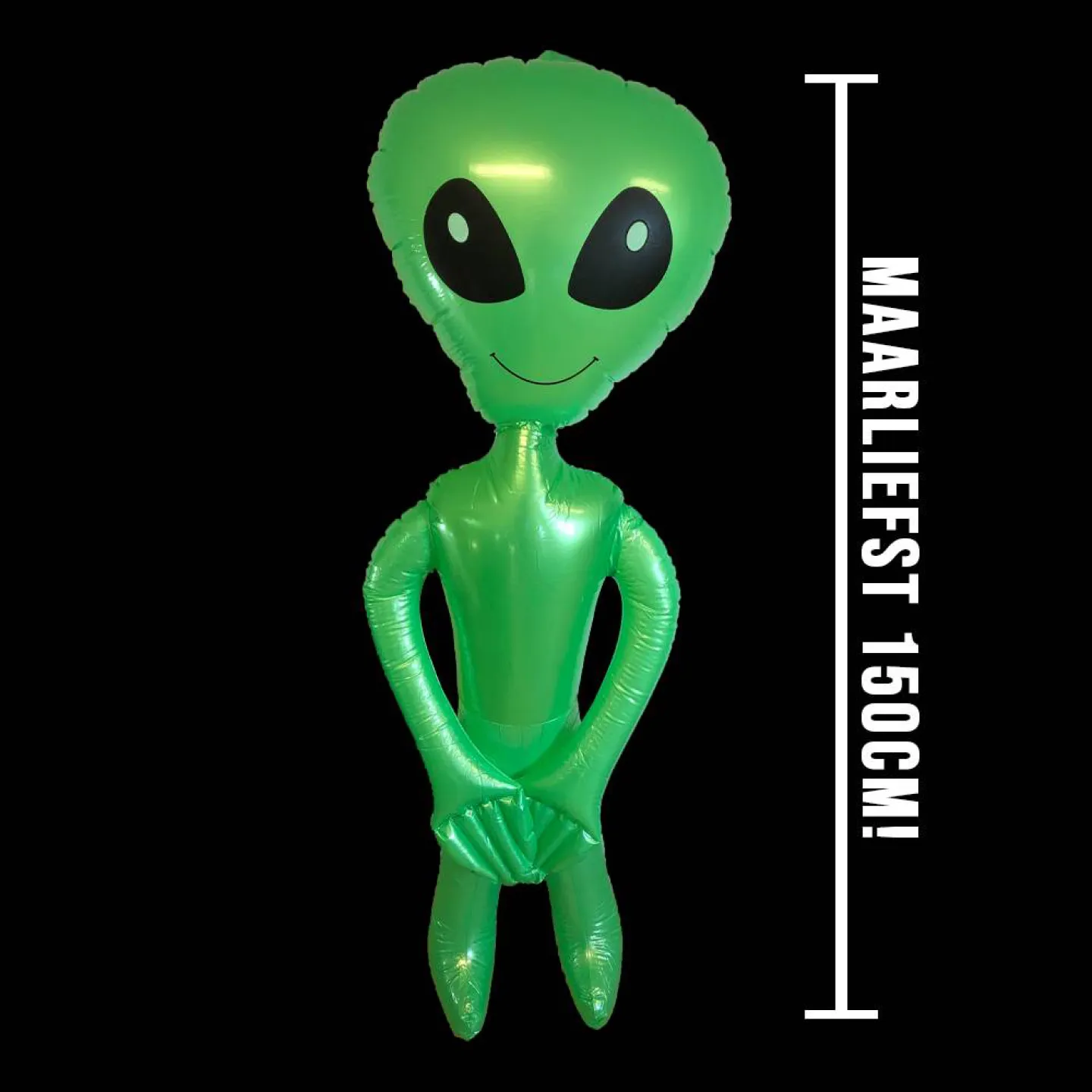 Groene opblaas artikelen alien.