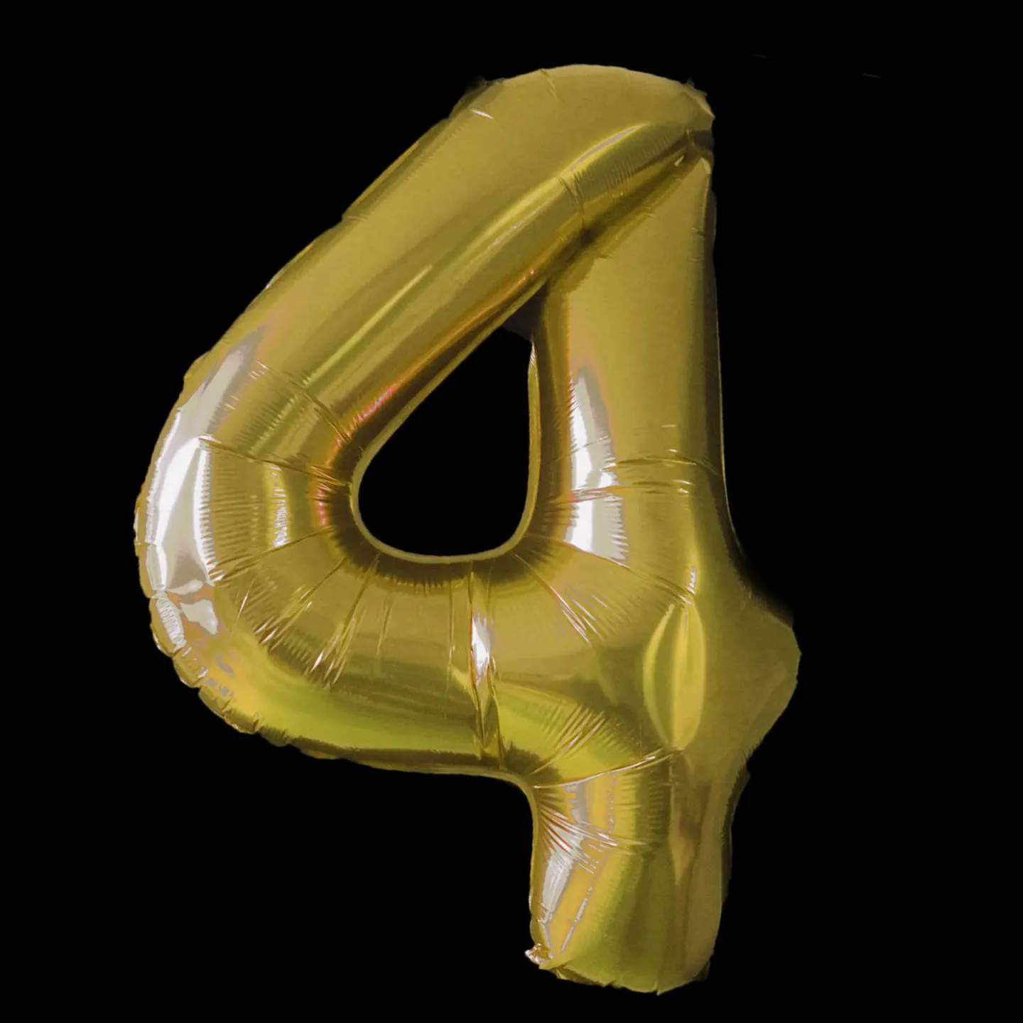 Gouden folie cijferballon 4.