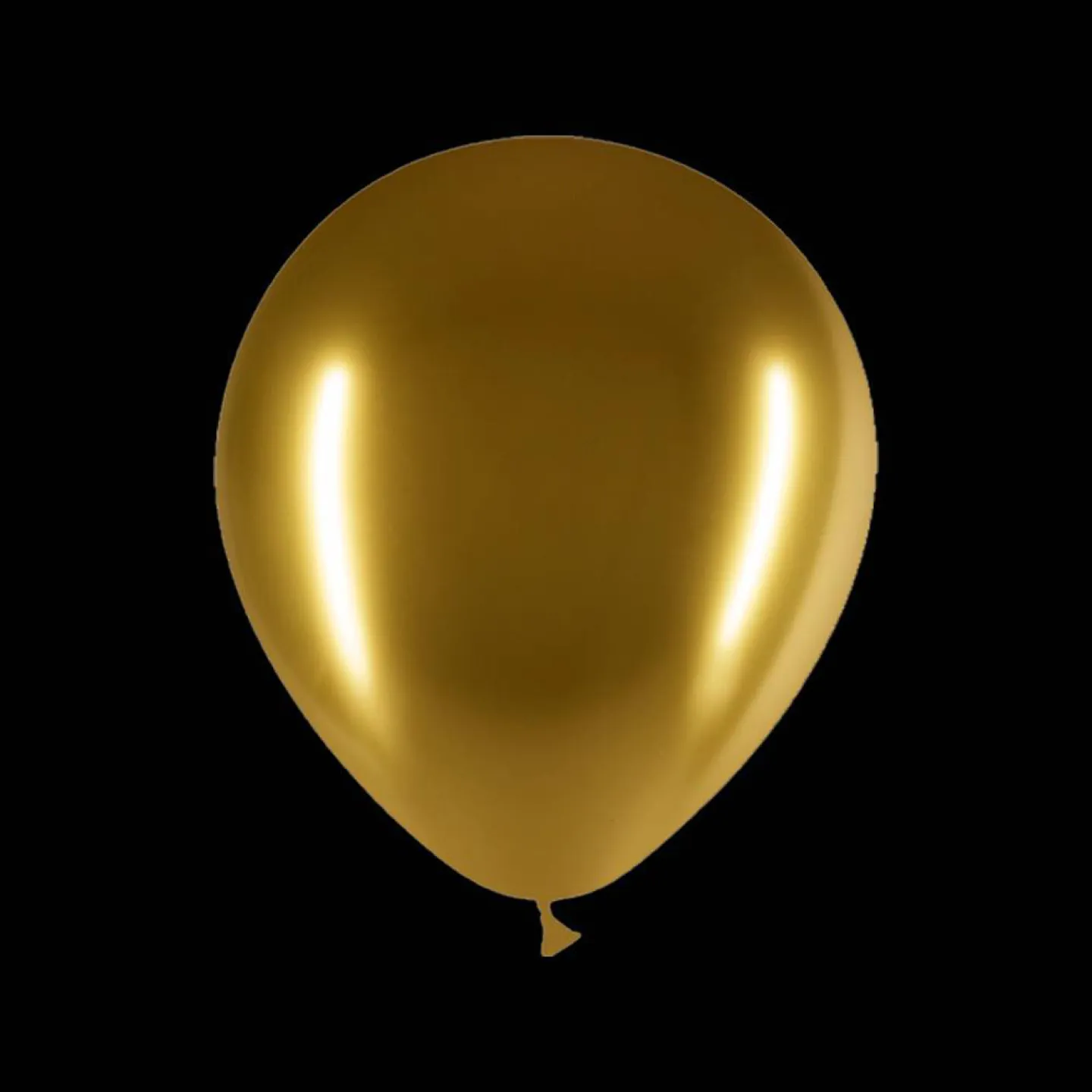 Gouden chrome ballonnen metallic gouden.