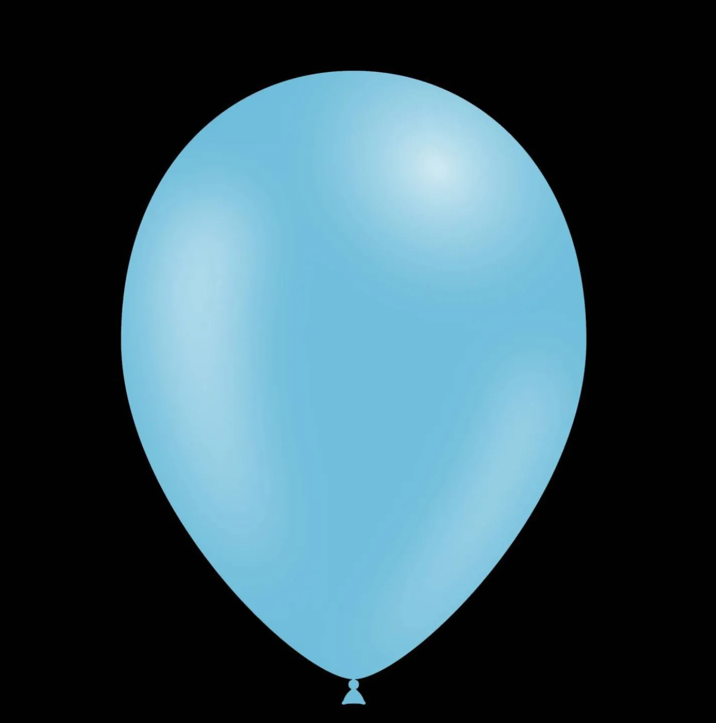 licht blauwe helium ballonnen.