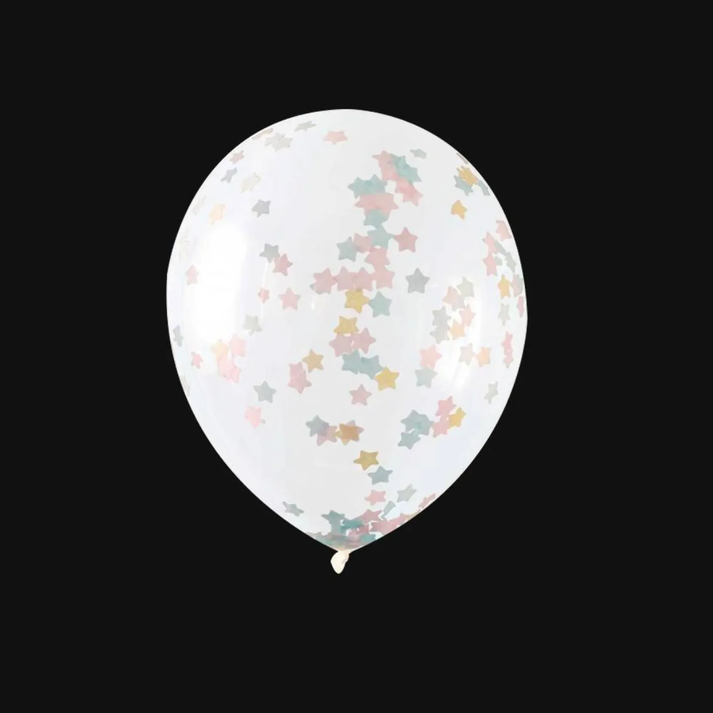 Confetti ballonnen sterretjes.