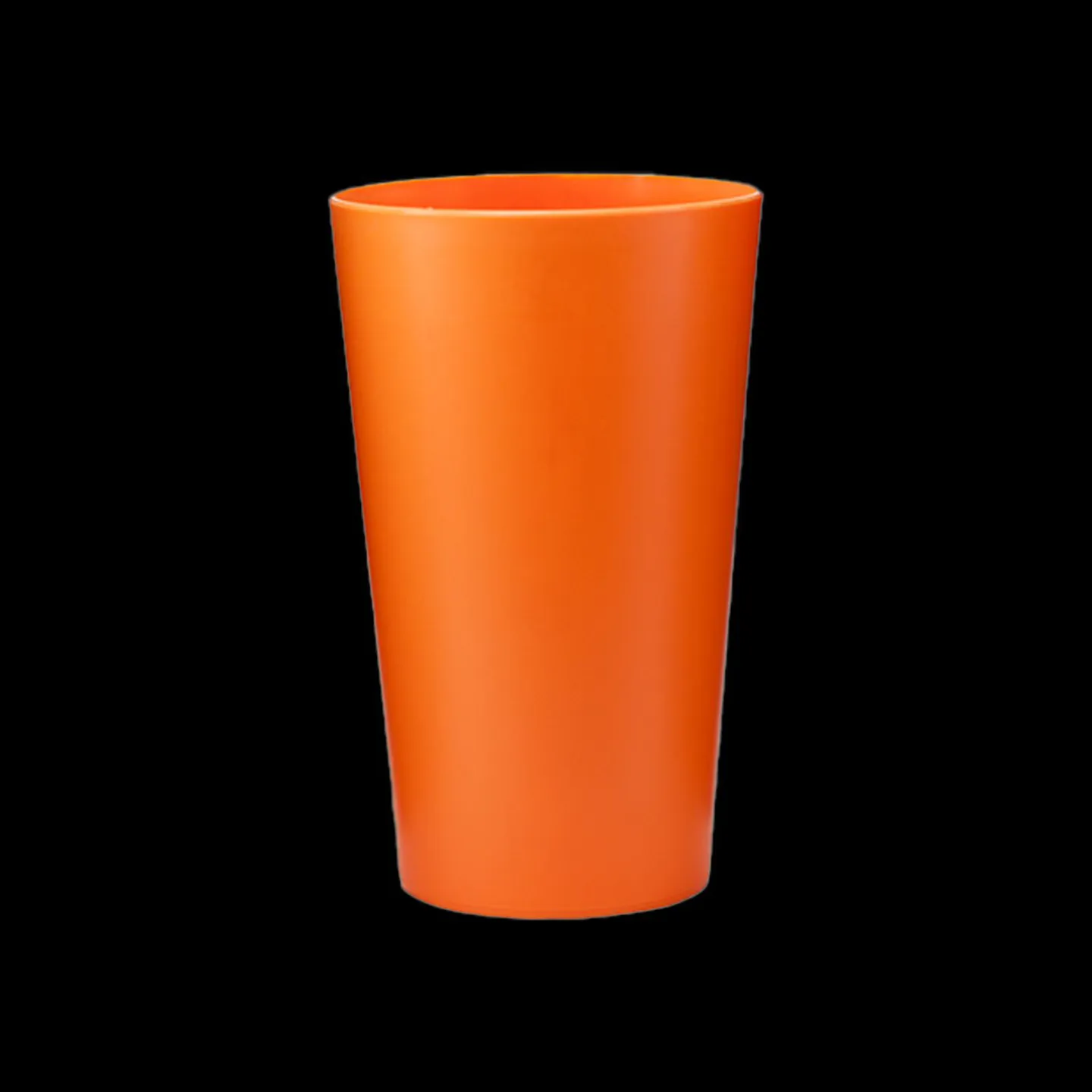 Eco kunststof glas oranje kopen.