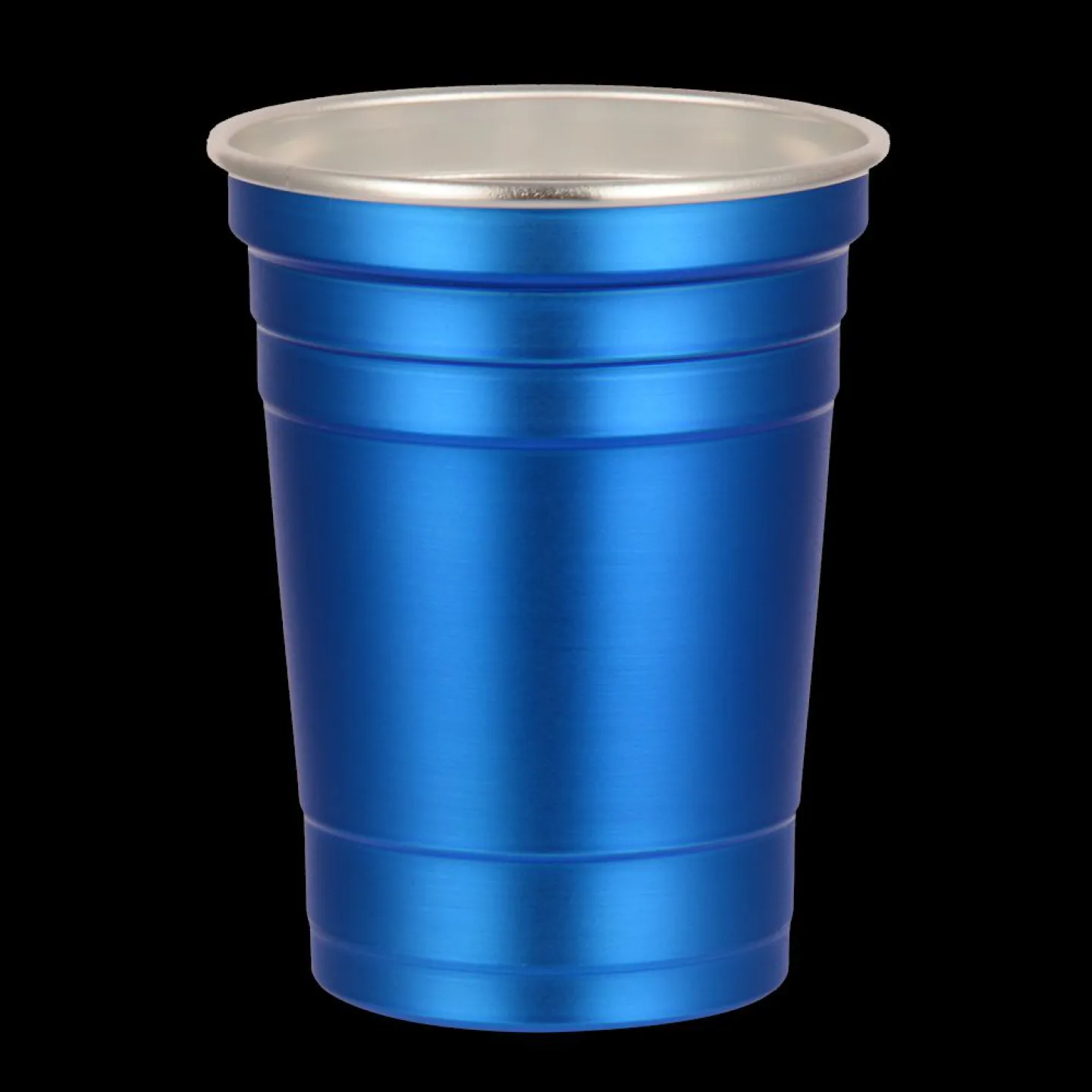 Aluminium red cups 52cl blauw.