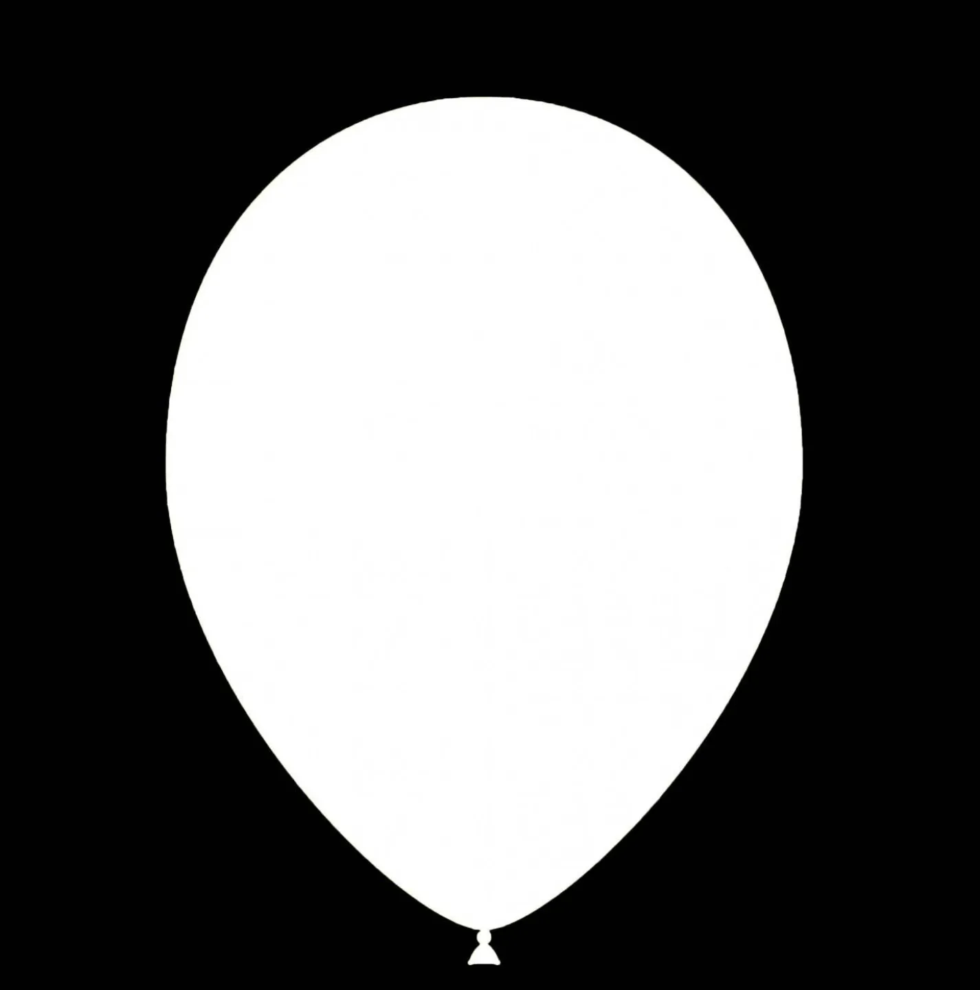 Witte ballonnen 28cm.