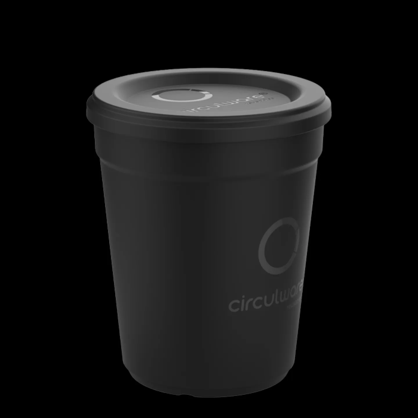 circulware koffiebeker 30cl zwart bestellen.