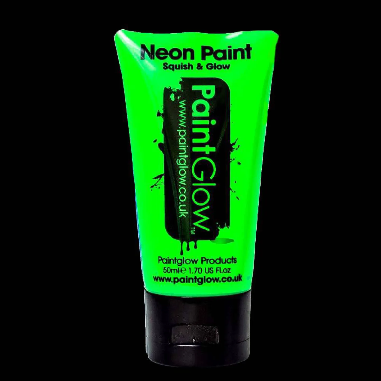 Blacklight face&body verf 50ml Neon groen.