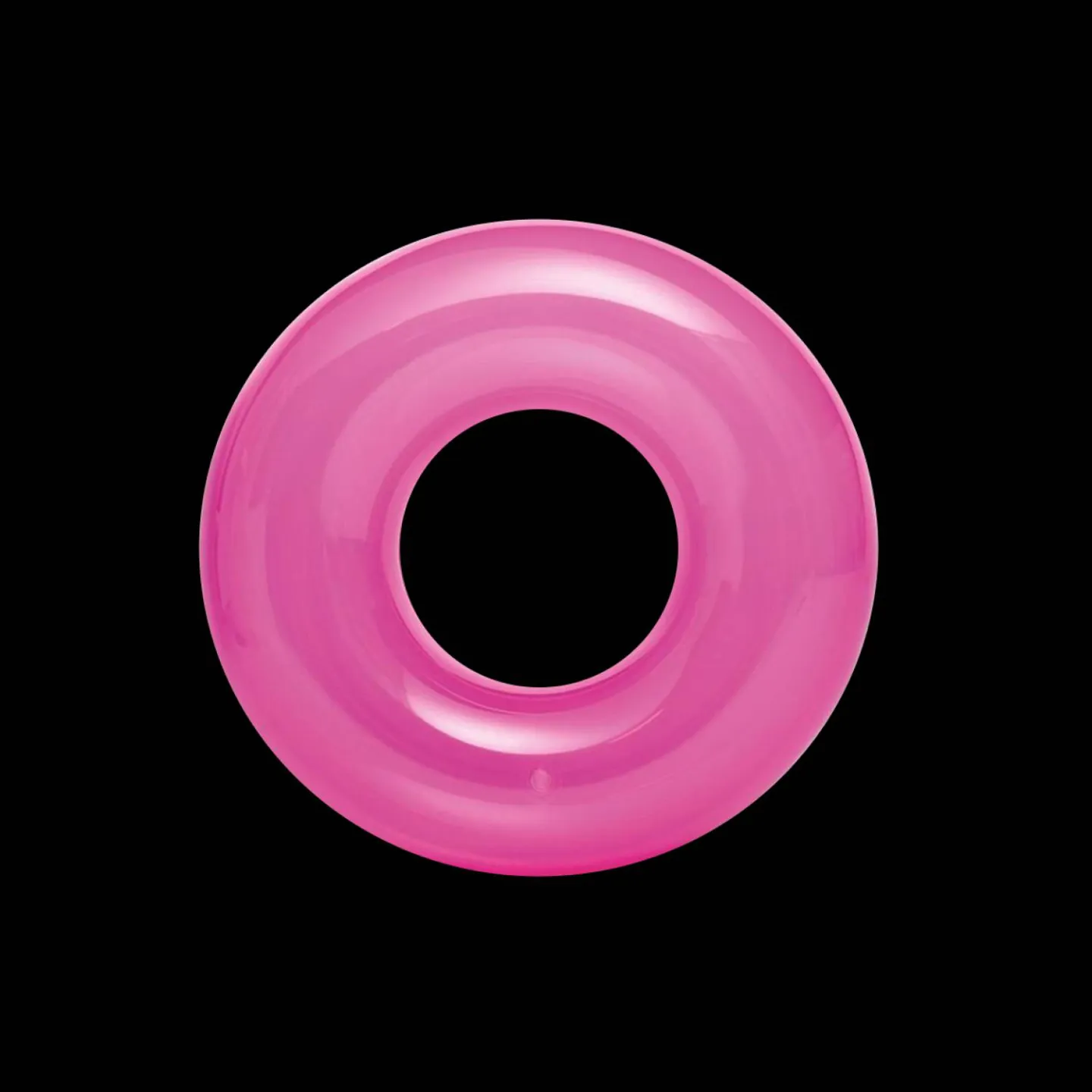Zwemband transparant roze - 76cm.