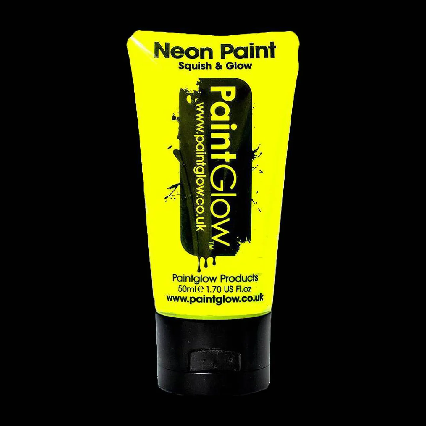 glow in the dark paint full moon party.
