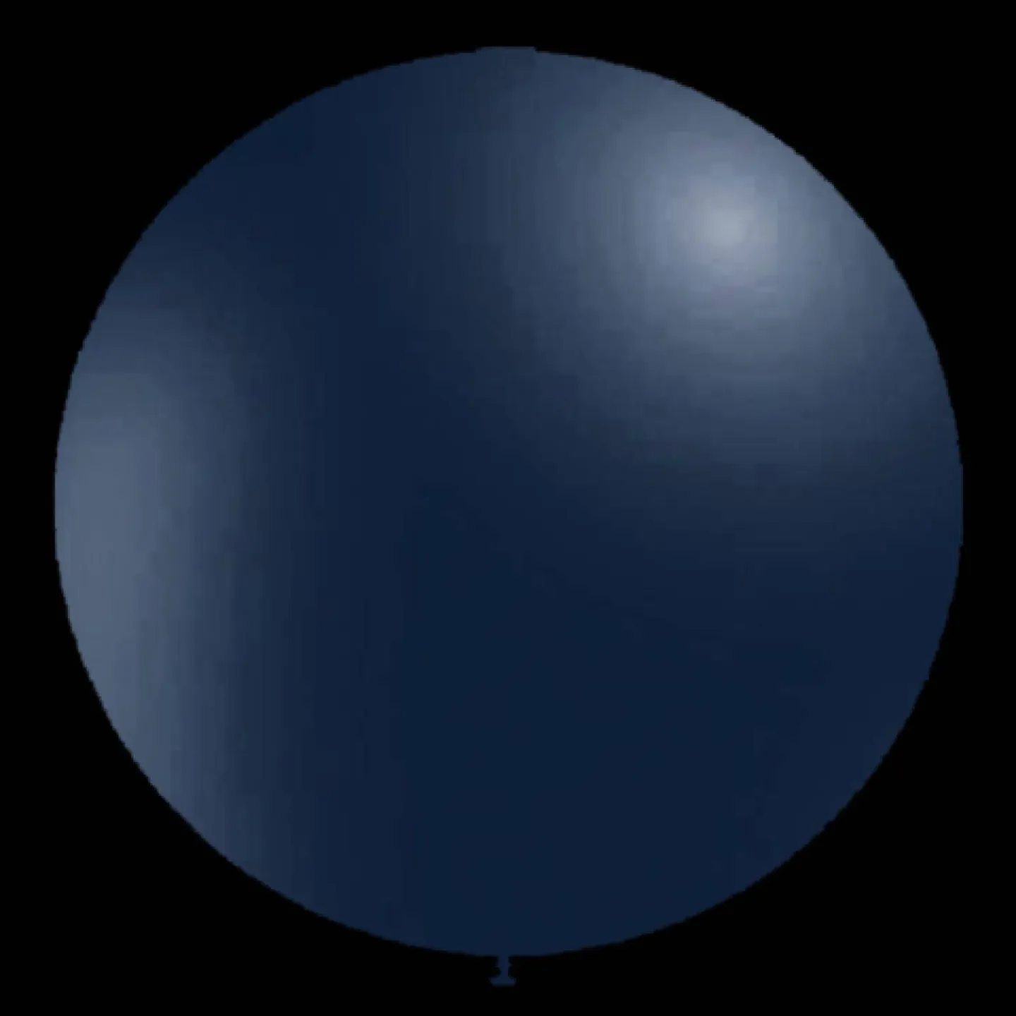 Donkerblauwe ballonnen metallic 87cm.