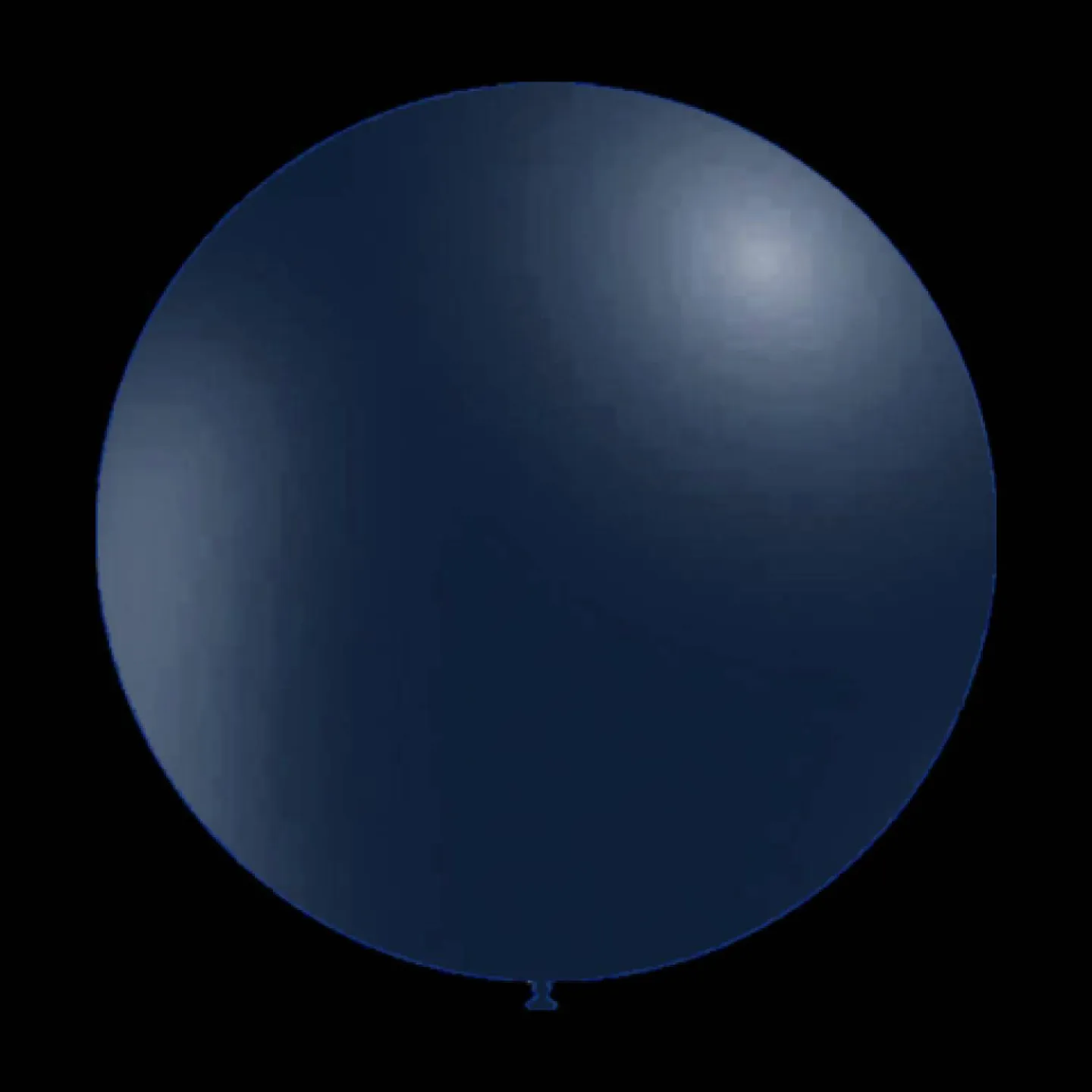 Donkerblauwe ballonnen rond 30cm.