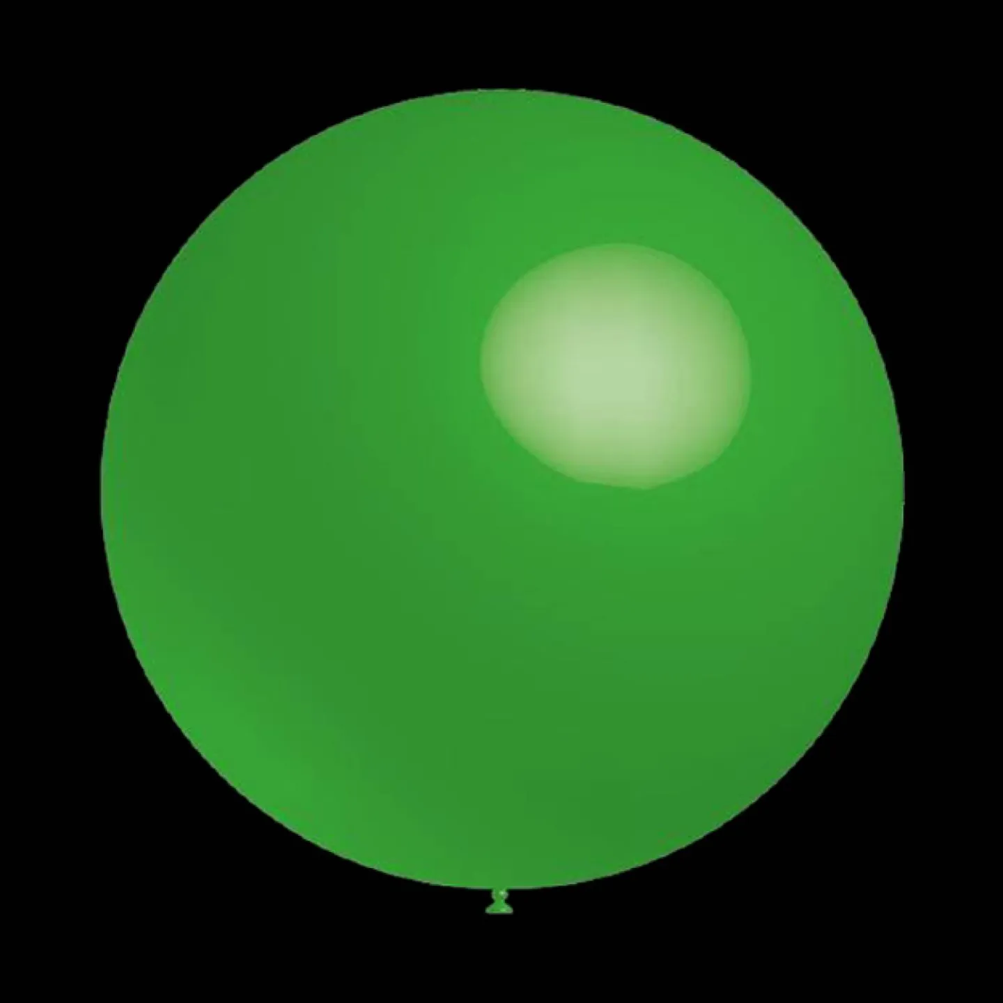 Groene ballonnen metallic rond 28cm.