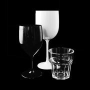 Plastic en kunststof wijnglazen