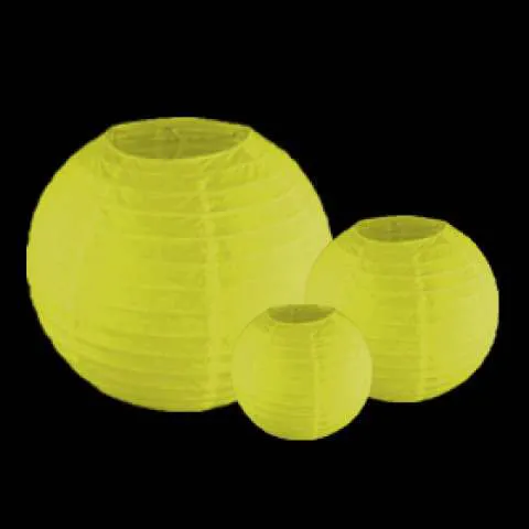 Gele lampionnen