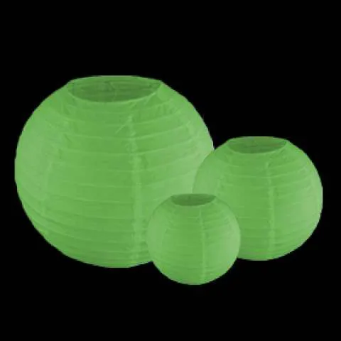 Groene lampionnen