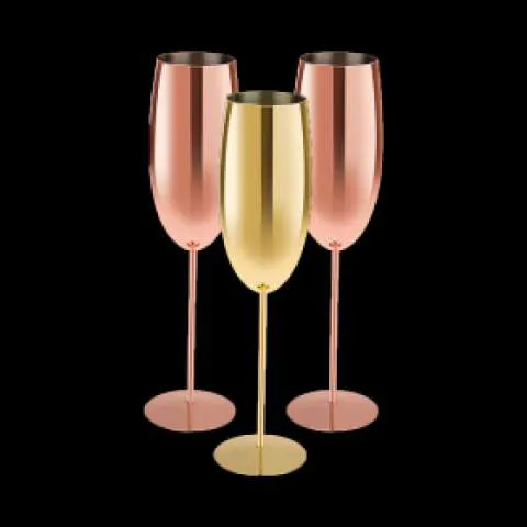 RVS champagneglazen