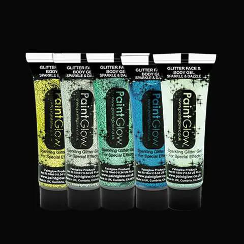 Glitter body gel; unieke party gadgets!