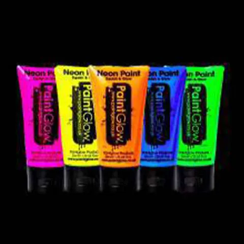 UV Neon glow in the dark body paint