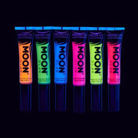UV glow in the dark haarmascara; laat je haar shinen in blacklight of UV licht!
