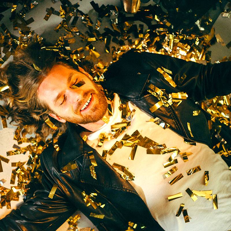 gouden confetti