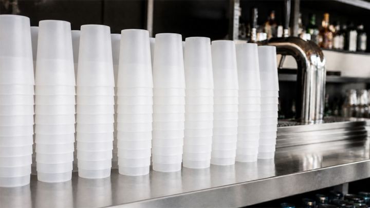Hardcups op bar