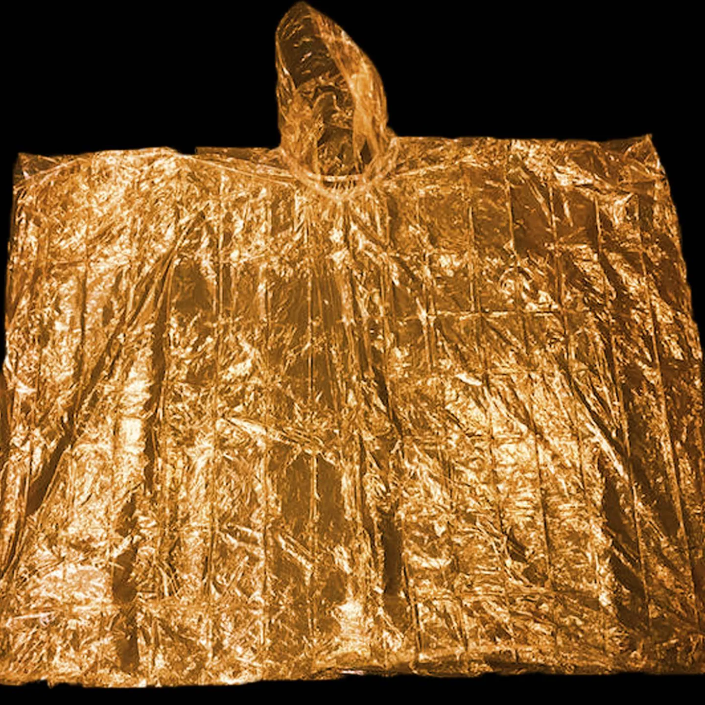 wegwerp poncho.