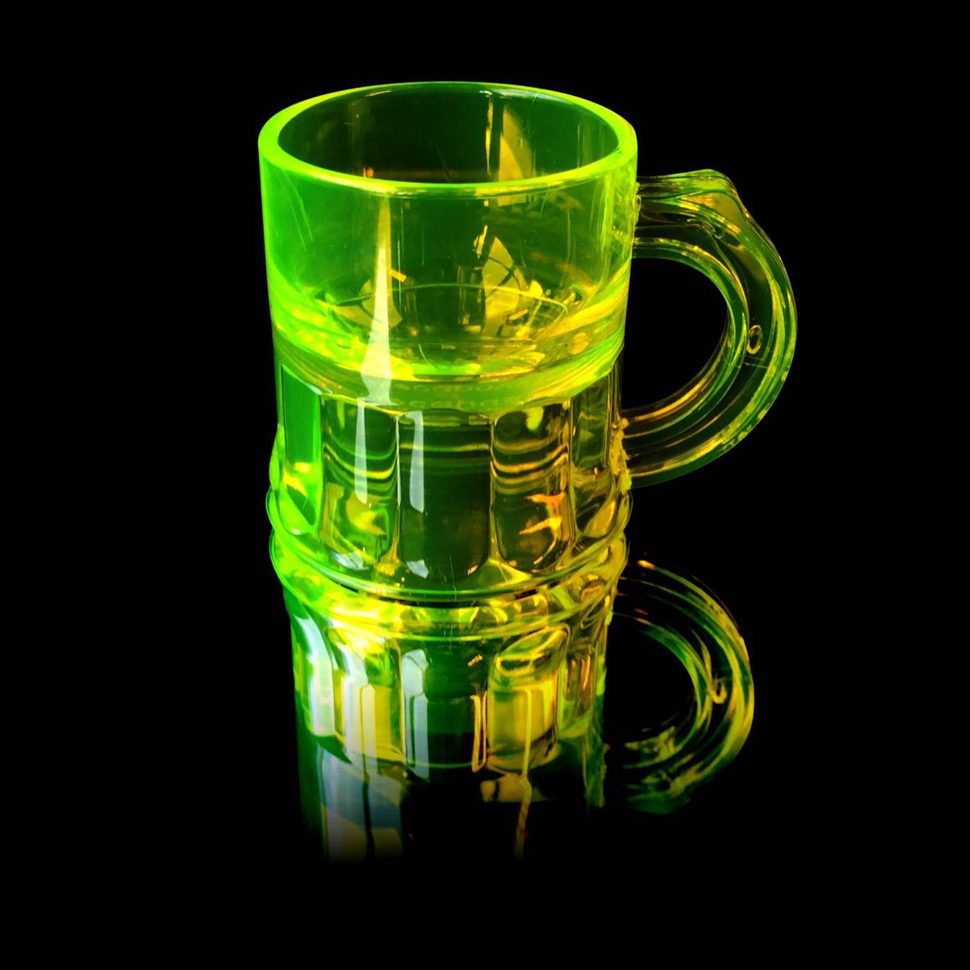 Shotglaasjes fluoriserend geel 2cl kopen
