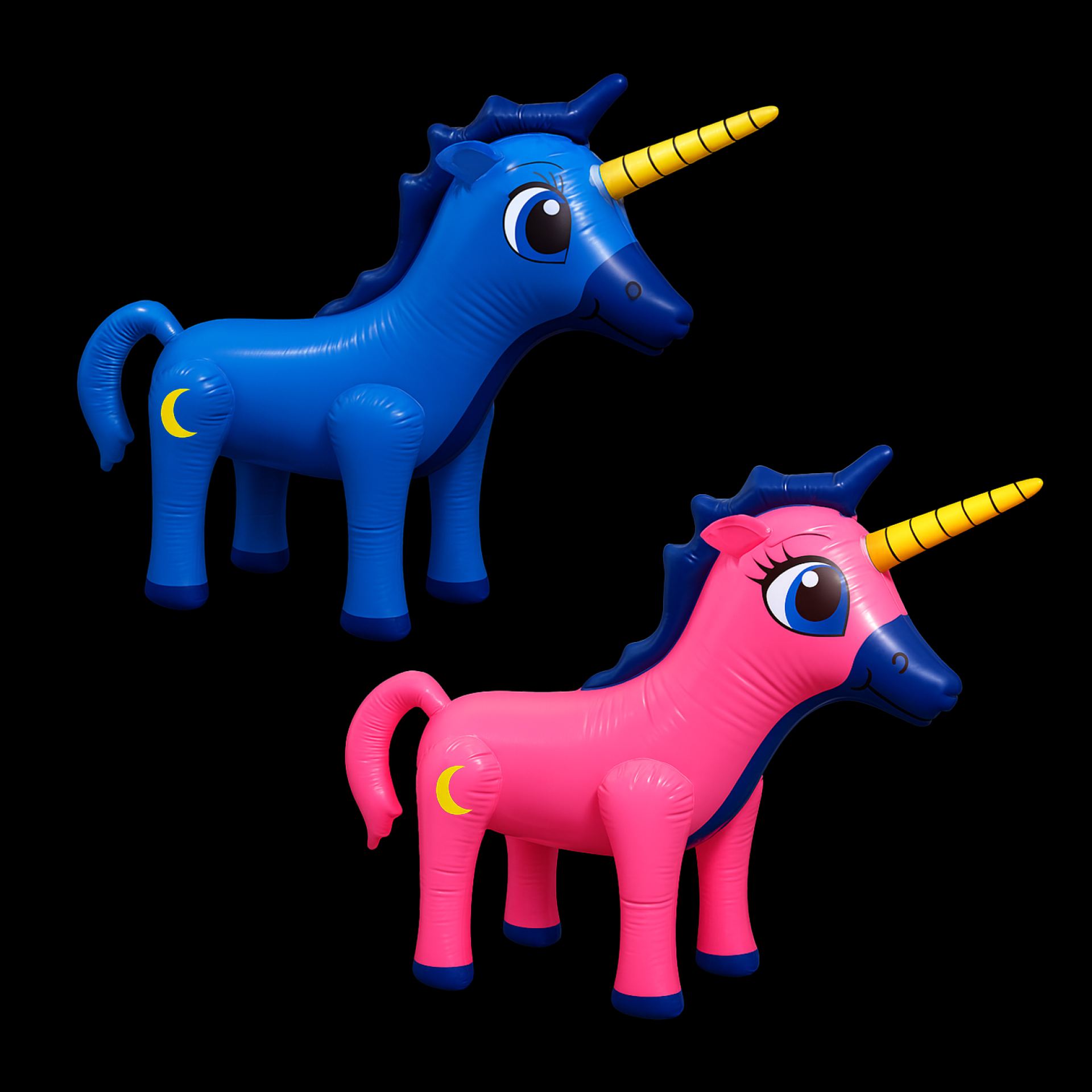 Opblaas eenhoorn voorbeeld