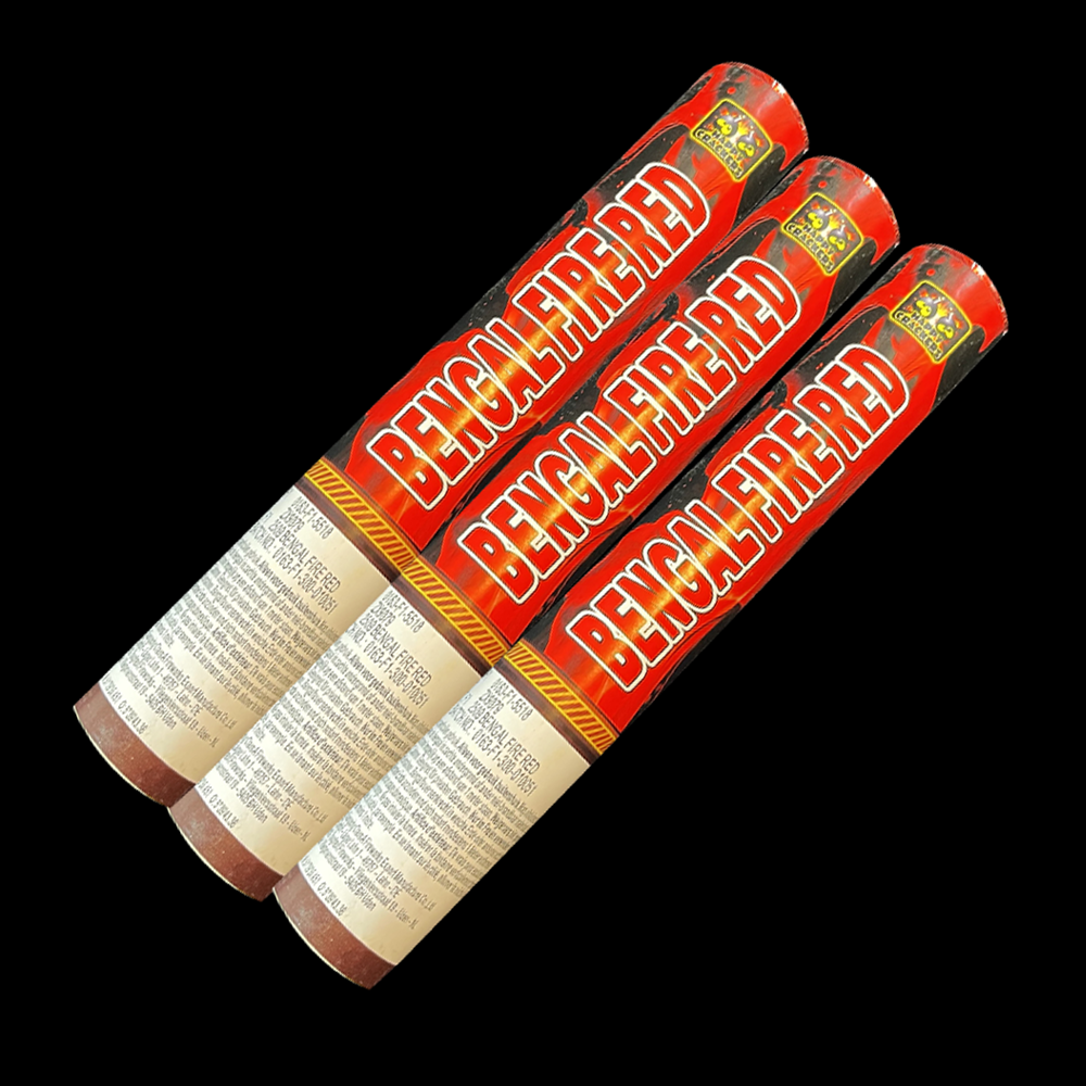 Bengaalse fakkels rood