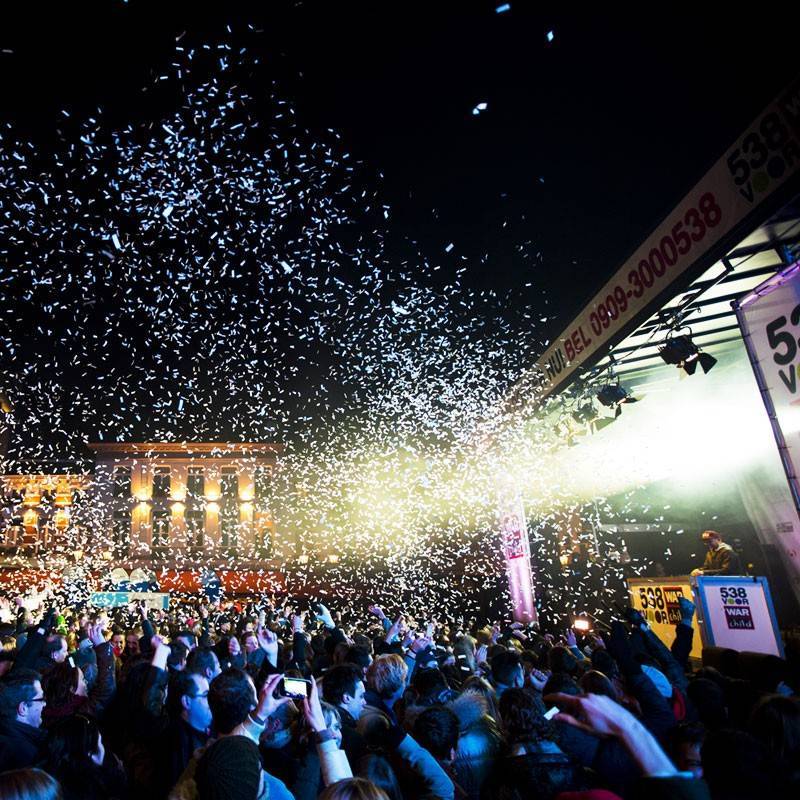 Confetti kanonnen koningsdag