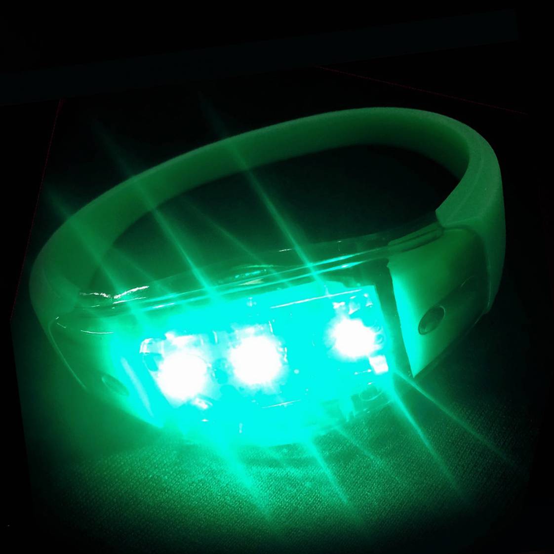 led armband music activated groen