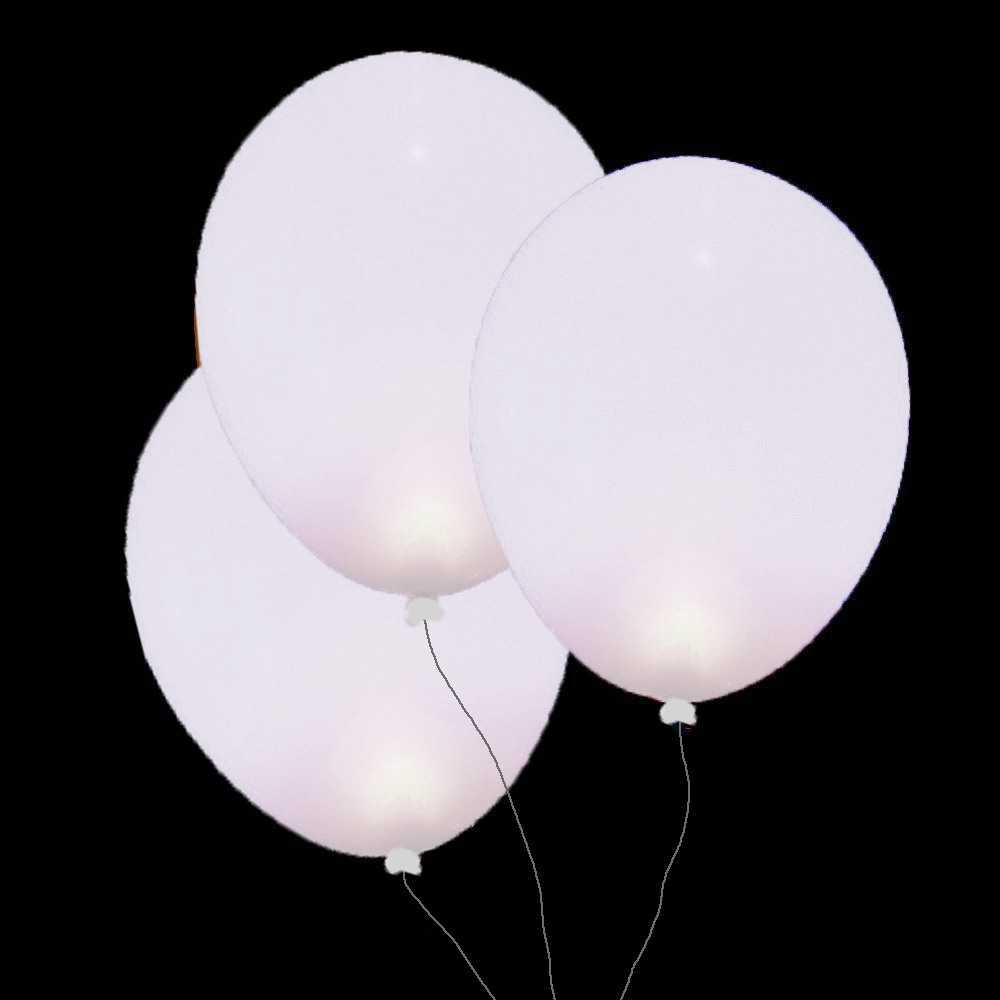 LED lampjes ballon aan stiek wit goedkoop