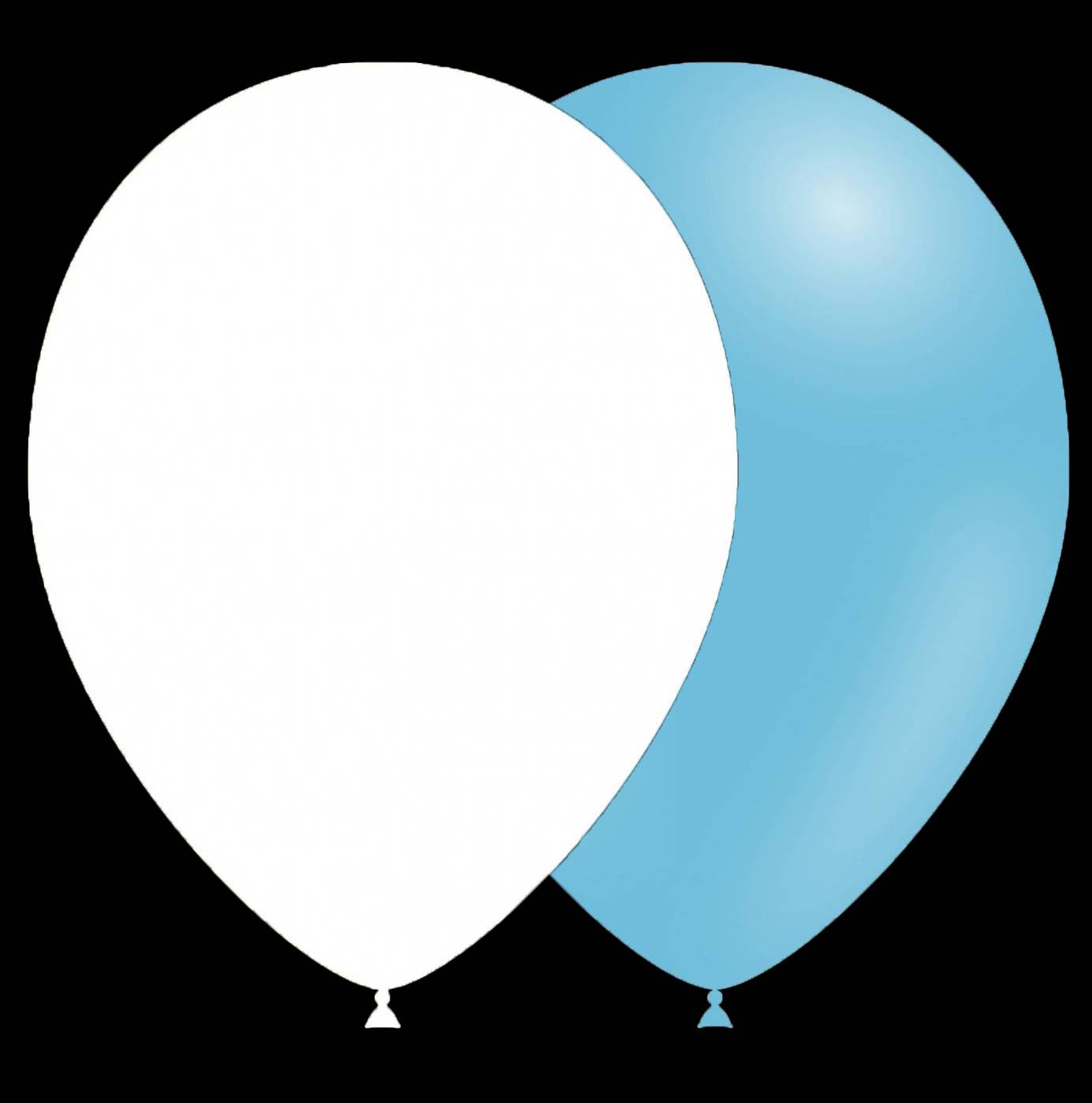 Ballon blauw wit Oktoberfest
