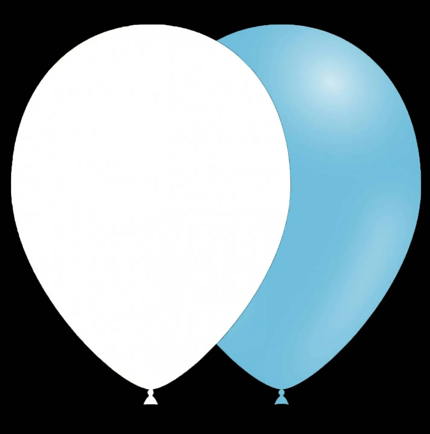 Ballon blauw wit Oktoberfest.