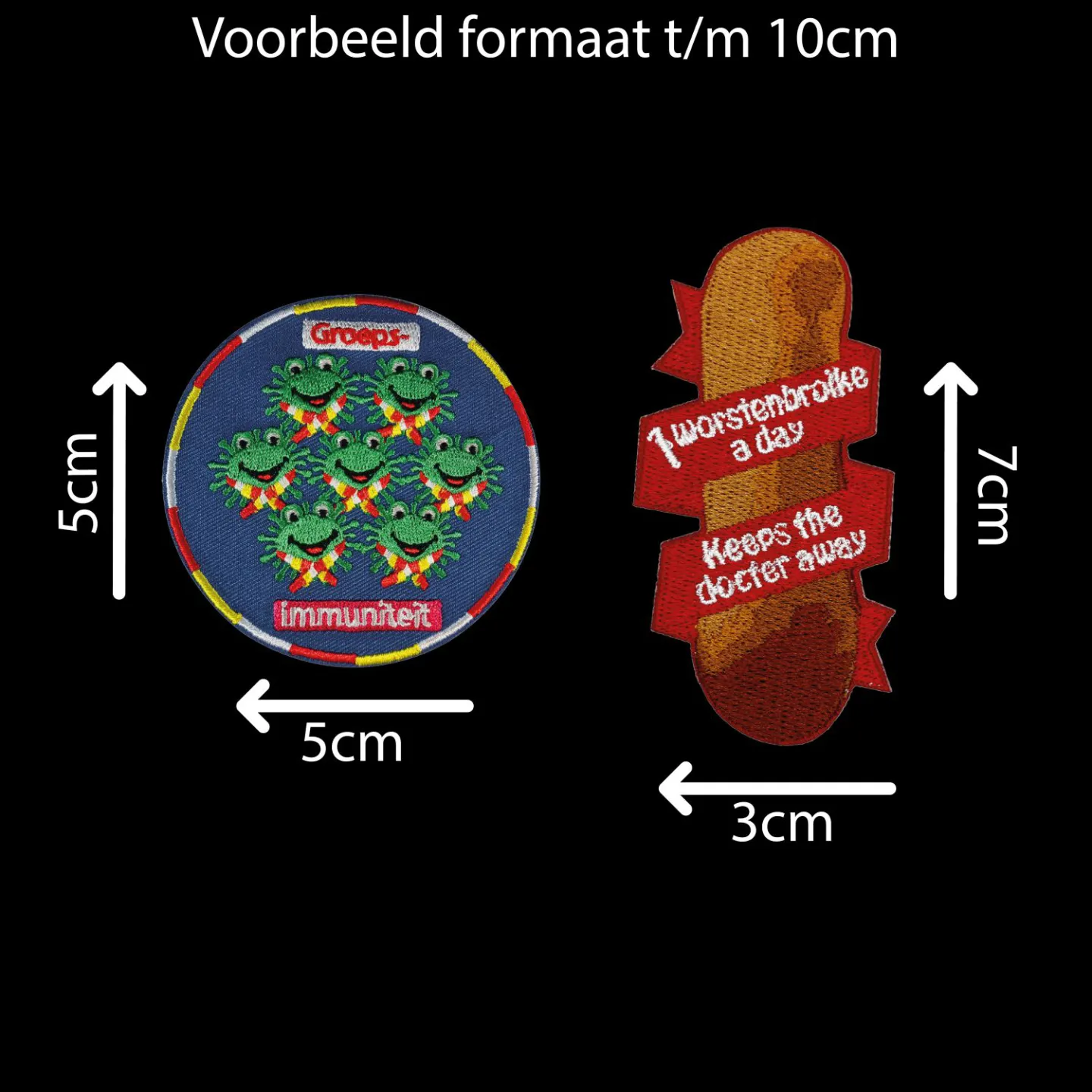 Eigen ontwerp Oeteldonk emblemen kopen.