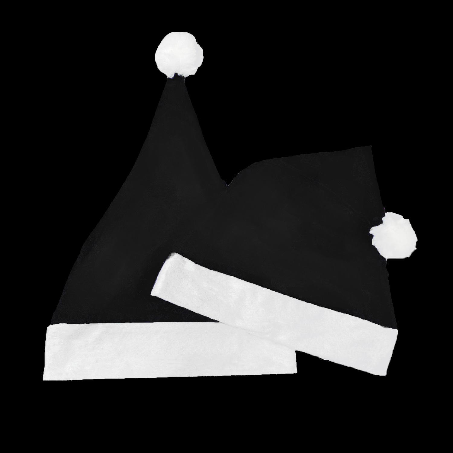 Kerstmutsen - Zwart kopen