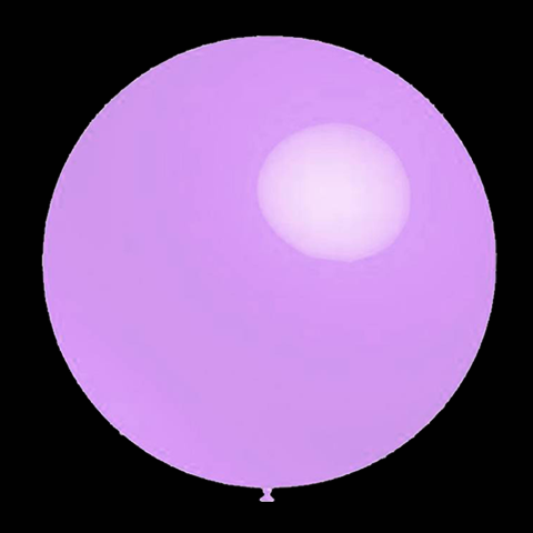 Paarse ballonnen pastel rond 30cm