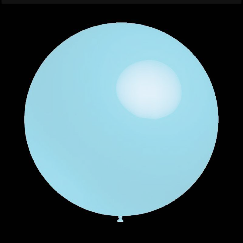 Blauwe ballonnen pastel rond 30cm