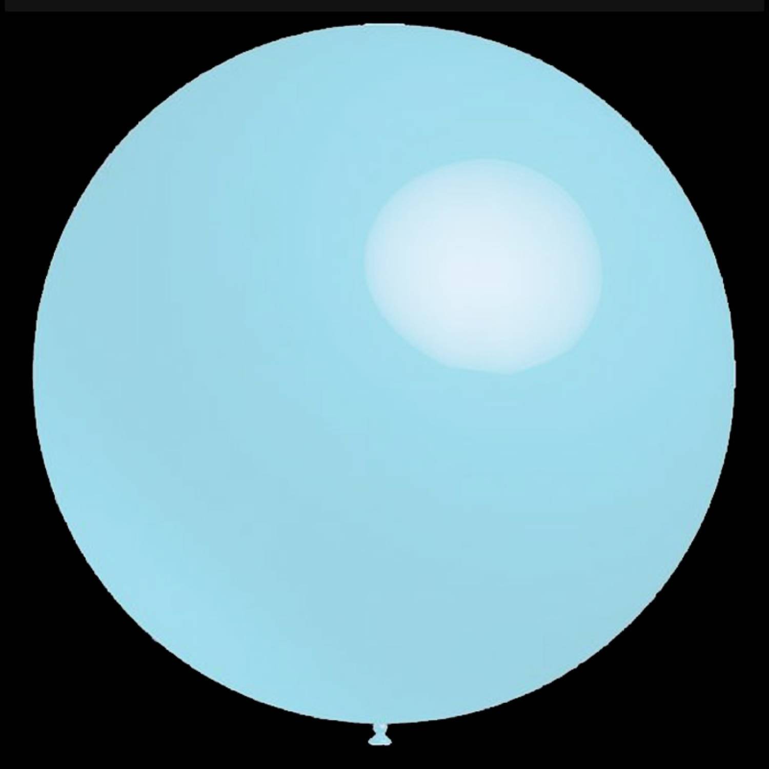 Blauwe ballonnen pastel 91cm