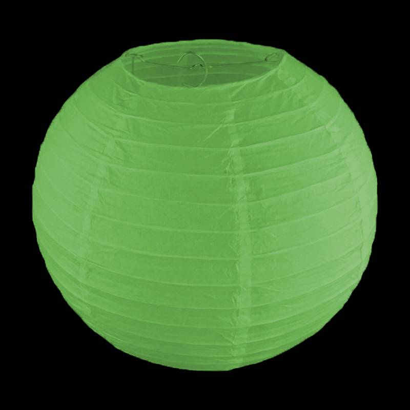 Groene lampion sfeer