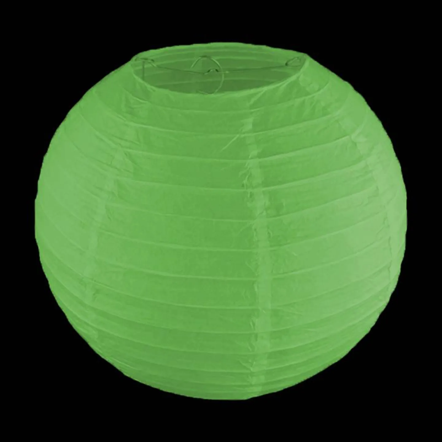 Groene lampion sfeer.