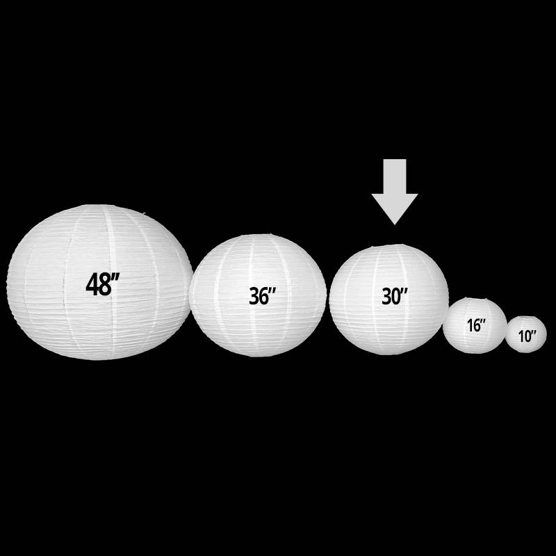 Brandvertragende lampionnen kleuren