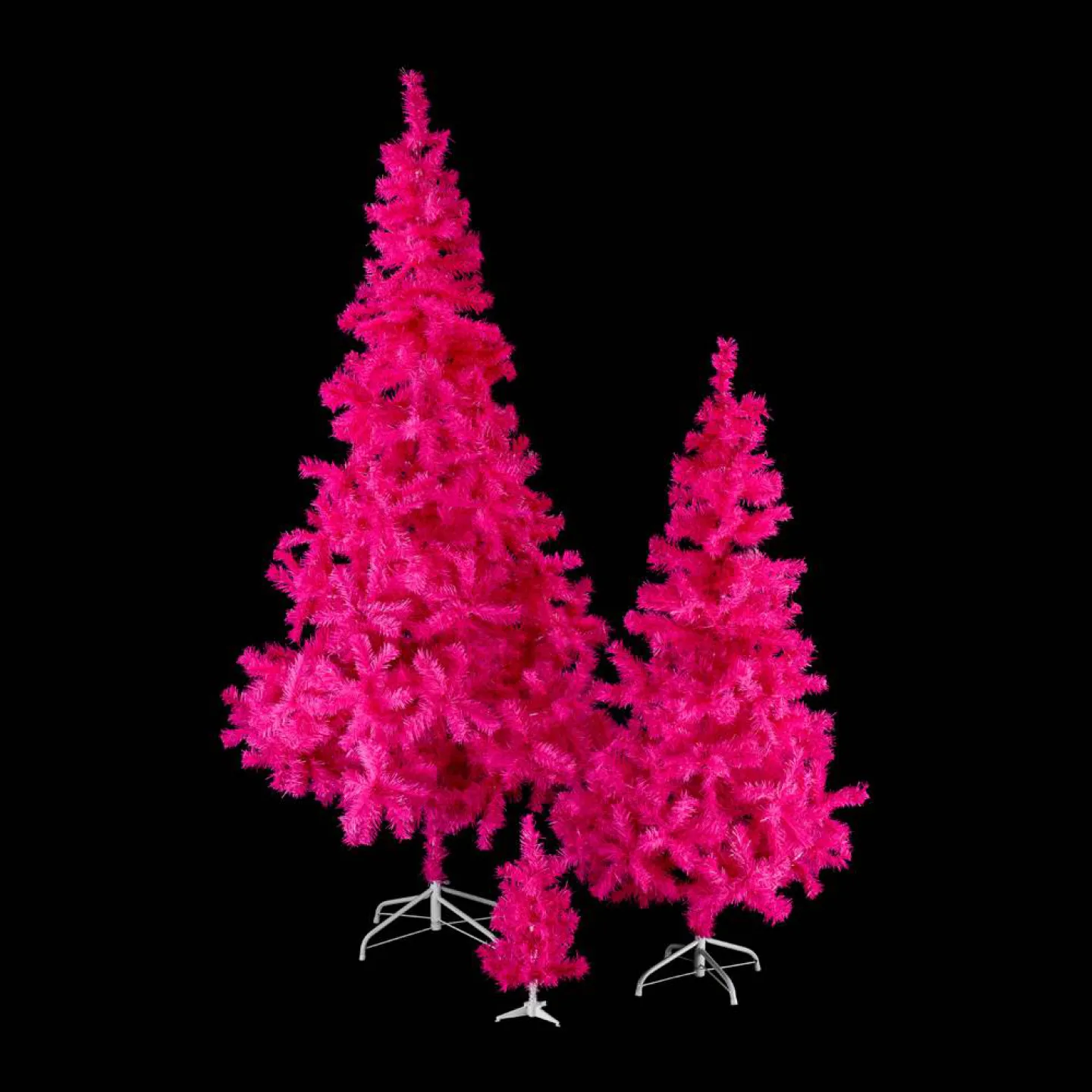 Kunstkerstbomen gekleurd kopen.