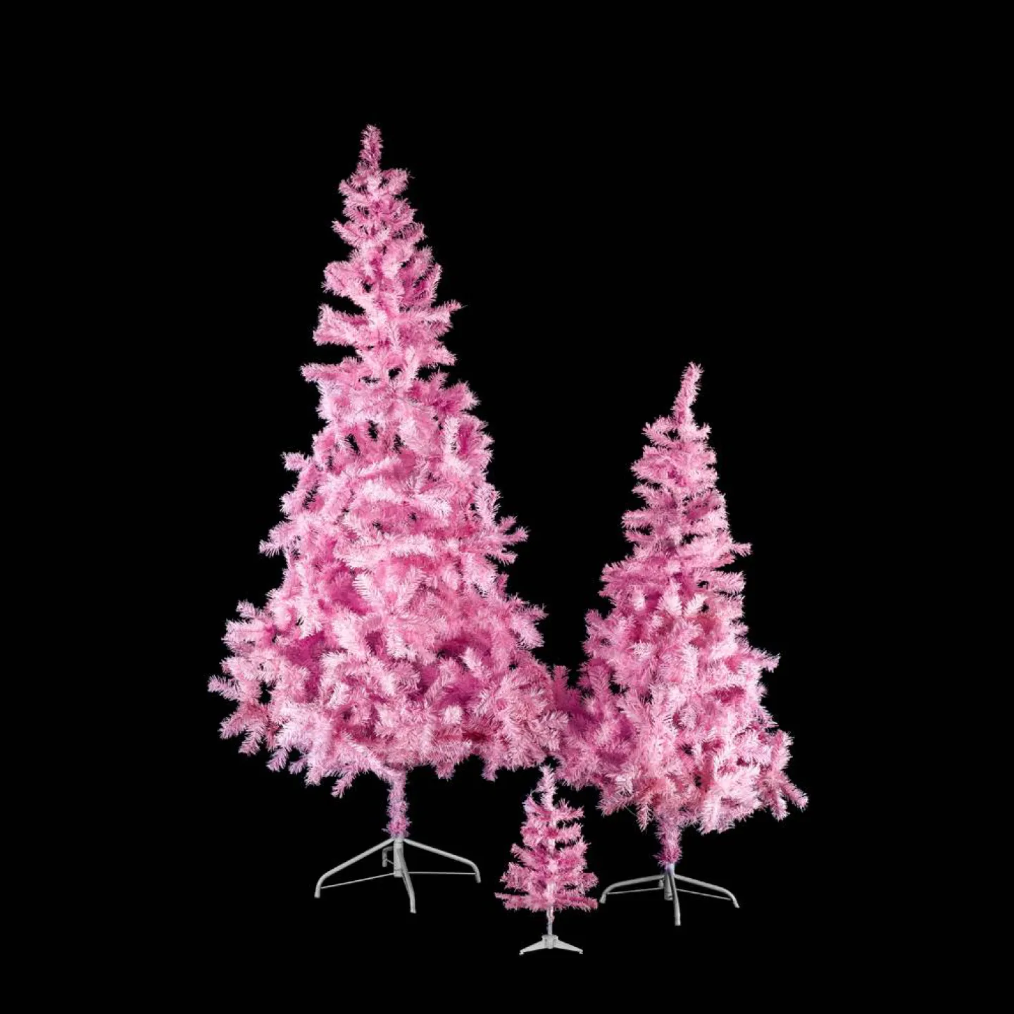 Roze kunstkerstbomen kopen.