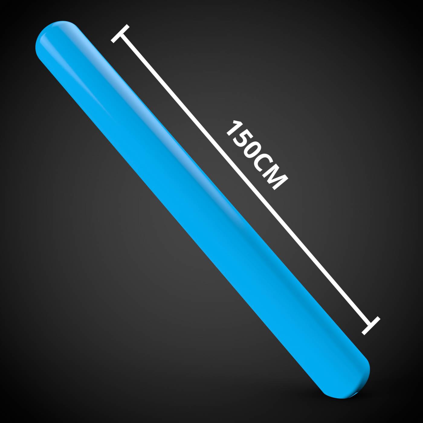 Blauwe opblaas noodles 150cm kopen