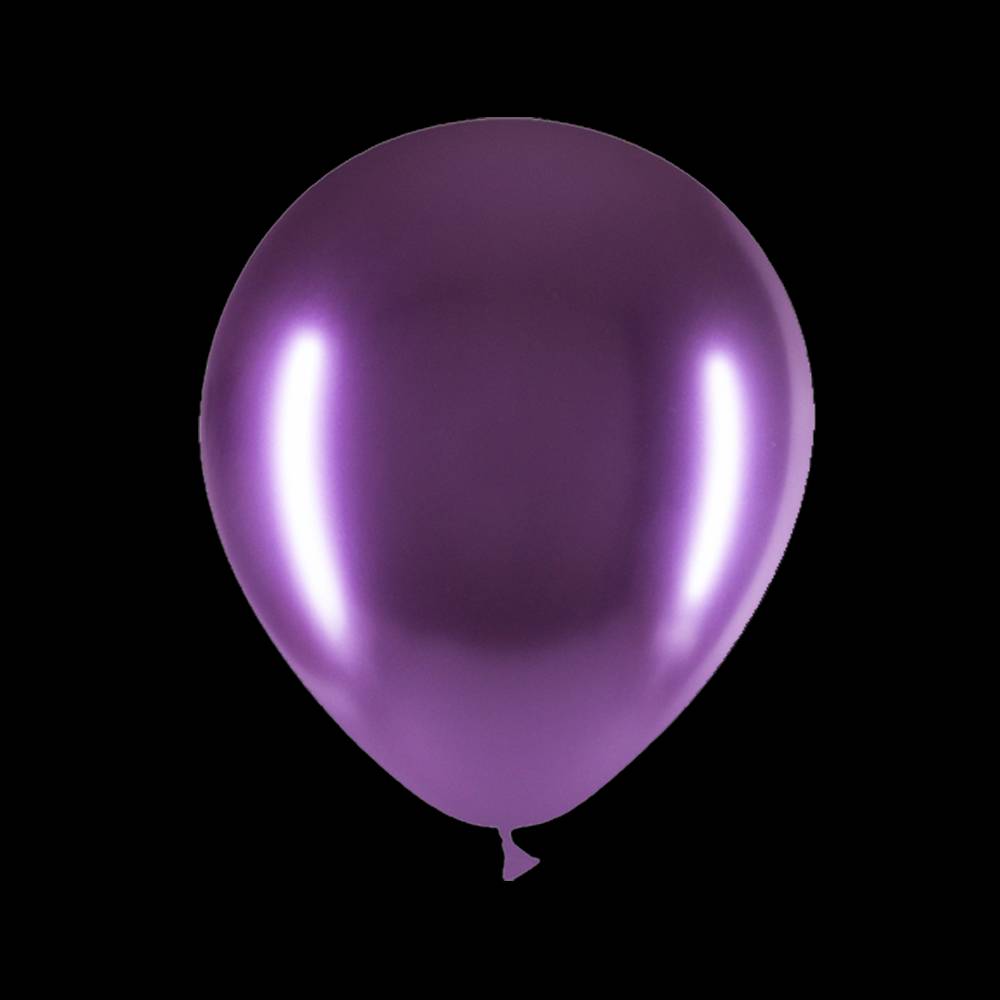 Deco ballonnen - 30cm - Chrome paars