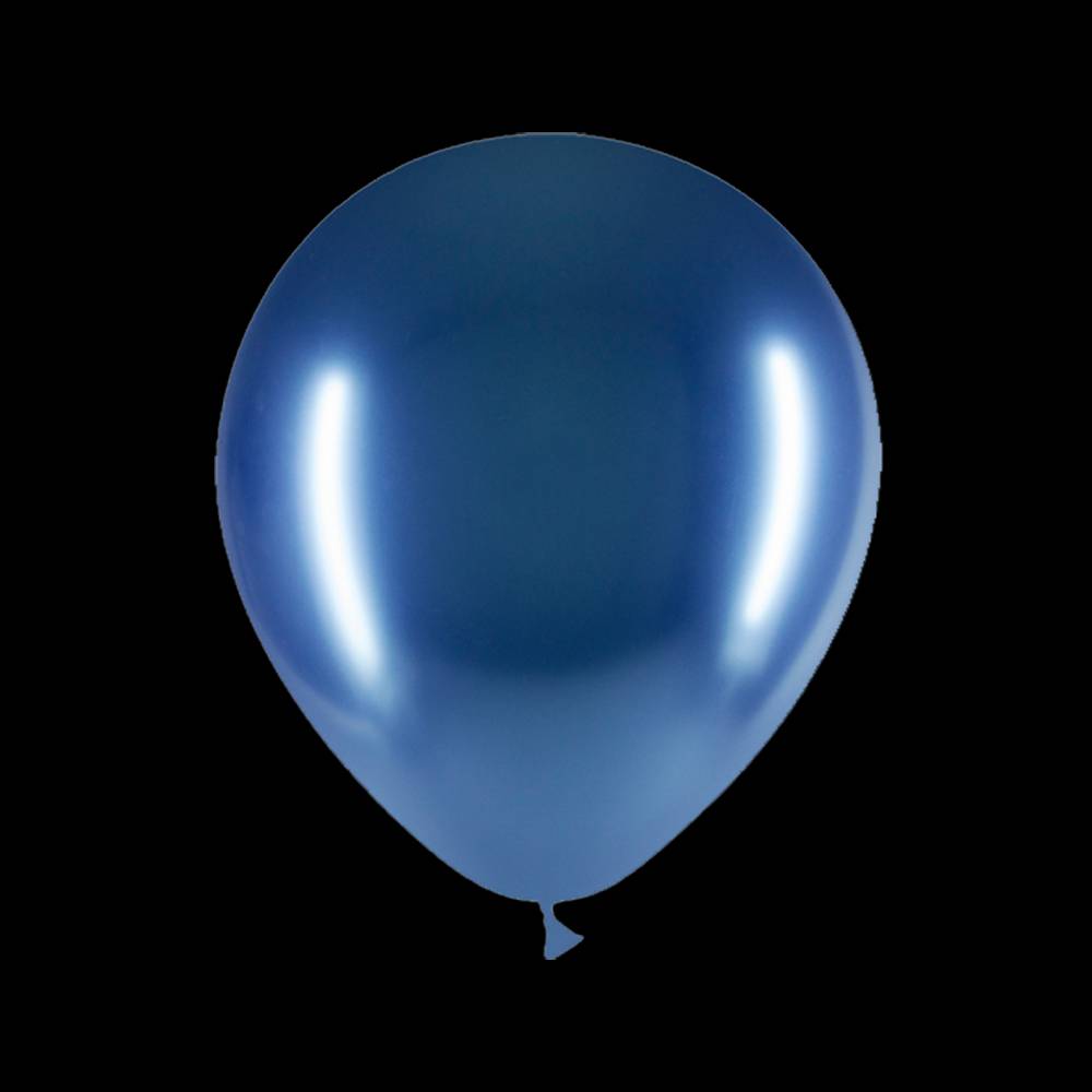 Deco ballonnen - 30cm - Chrome blauw